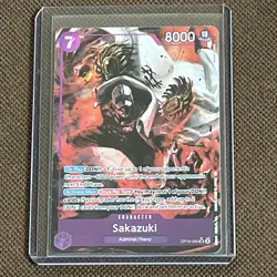 Bandai Sakazuki OP16-065 Character Alt Art Holo Super Rare 8000 Cost 7 One Piece - Image 1