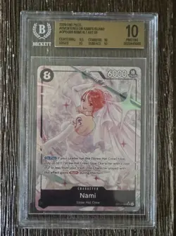2026 Nami OP15-086 Alt Art SR Adventures on Kamis Island 1 Piece BGS 10 Pristine - Image 1