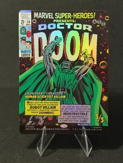 MTG Doctor Doom (Borderless-Foil) #394 (MSH) Marvel Super Heroes NM/MT - Image 1
