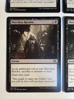 4x Mtg Shadows Over Innistrad Merciless Resolve NM Magic The Gathering - Image 2