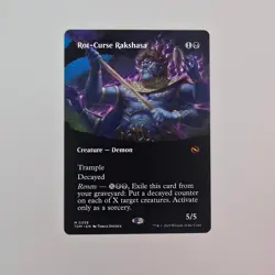 Rot-Curse Rakshasa (Borderless) 339 Tarkir: Dragonstorm Magic: The Gathering LP - Image 1