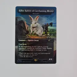 Killer Rabbit of Caerbannog - Kezzerdrix 826 Secret Lair MTG Foil LP - Image 1