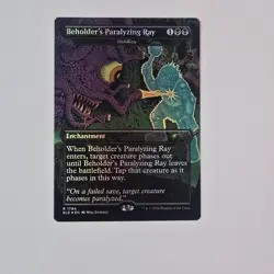 Beholder's Paralyzing Ray - Oubliette 1794 Secret Lair Foil MTG LP - Image 1