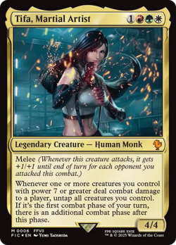 Tifa, Martial Artist (Foil) - 6 - FIC - Near Mint - MTG - Image 1