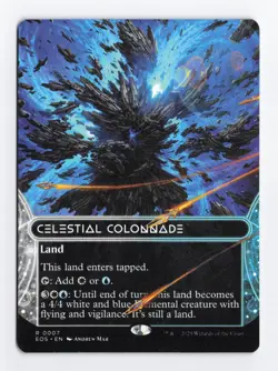 Celestial Colonnade (0007) Borderless Edge of Eternities Stellar Sights MTG Card - Image 1