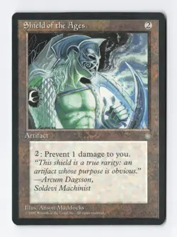 Shield of the Ages Ice Age MTG Vintage Magic the Gathering Card LP/NM - Image 1