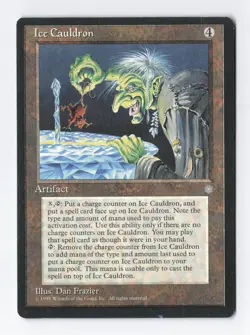 Ice Cauldron Ice Age MTG Vintage Magic the Gathering Card LP/NM - Image 1