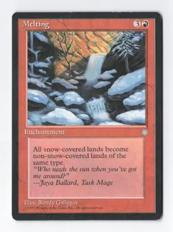 Melting Ice Age MTG Vintage Magic the Gathering Card LP/NM - Image 1