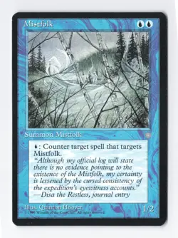 Mistfolk Ice Age MTG Vintage Magic the Gathering Card LP/NM - Image 1