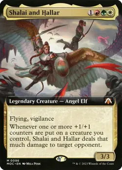 Shalai and Hallar X1 EXTENDED ART-NM/M- Commander: March of the Machine - Image 1