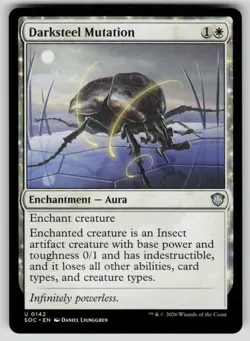 Darksteel Mutation Uncommon Commander: Secrets of Strixhaven 142 MTG NM 2026 - Image 1