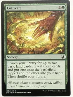 MTG TCG - Cultivate 159/302 C19 - NM (Free Shipping $5+) - Image 1