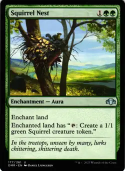 MTG TCG - Squirrel Nest 177 Dominaria Remastered - NM Free Shipping $5+ - Image 1