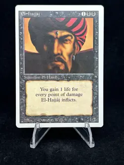 EL-HAJJAJ Revised Edition 1994 Magic The Gathering (MTG) TCG CCG 🔥Rare🔥 - Image 1