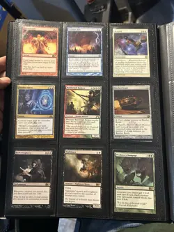 Magic: The Gathering English 9-Card Mixed Lot Cyclonic Rift Render Silent - Image 1