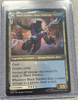MTG Marvel Super Heroes King T'Challa Black Panther, Hope Enduring M 0219 - Image 1