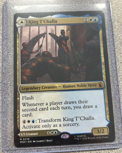 MTG Marvel Super Heroes King T'Challa Black Panther, Hope Enduring M 0219 - Image 2
