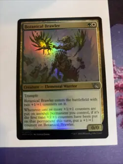 MTG Botanical Brawler March of the Machine 0220 Foil Uncommon - Image 1