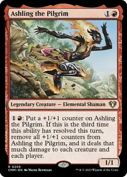 ASHLING THE PILGRIM mtg NM-M Commander Masters Rare - Image 1