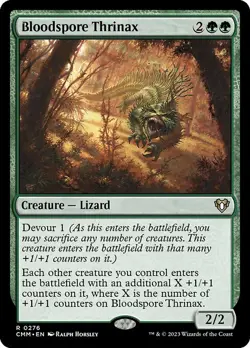 BLOODSPORE THRINAX mtg NM-M Commander Masters Rare - Image 1