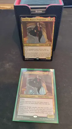 MTG Vampiric Bloodlines Commander Deck WITH Deckbox, Sleeves and Tokens - Image 1
