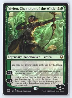 Vivien, Champion of the Wilds 838 CLB: Battle for Baldur's Gate MTG NM - Image 1