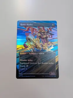 MTG - Rover Blades (Borderless Foil) - Aetherdrift NM/M Condition - Image 1
