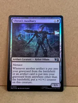 MTG Marvel Super Heroes-Commander-Ultron’s Auxiliary - Foil - 0669 - Image 1