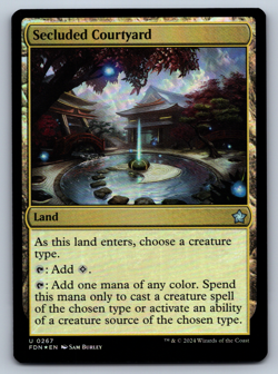 Secluded Courtyard FOIL - Foundations - MTG - Image 1