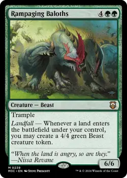 Rampaging Baloths 0239 MTG Modern Horizons 3 * - Image 1