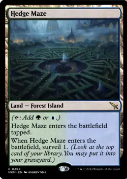 Hedge Maze [MKM - 262] NM Rare EN - Image 2