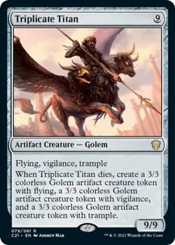 Triplicate Titan [C21 - 79] LP Rare EN - Image 1