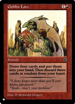 Goblin Lore [LIST - 104] LP Uncommon EN - Image 1