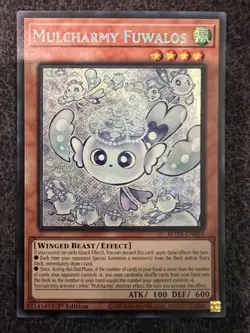 Yugioh Mulcharmy Fuwalos ROTA-EN024 Secret Rare 1st Edition NM - Image 1