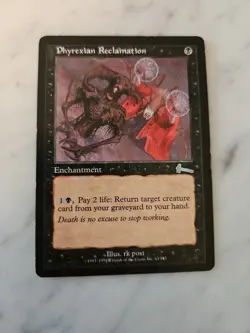 Phyrexian Reclamation - Urza's Legacy #63/144 MTG Magic The Gathering - Image 1