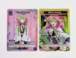 Union Arena Mitsuri Kanroji Hashira SR + Promo Demon Slayer Lot NM - Image 1
