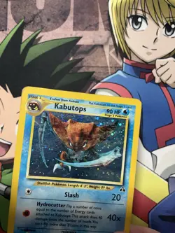 Kabutops 6/75 Neo Discovery Holo MP SWIRL SWIRL SWIRL - Image 1