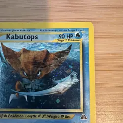 Kabutops 6/75 Neo Discovery Holo *SWIRL* - Image 5