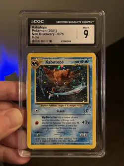 Kabutops CGC 9 Pokemon WOTC 2001 Neo Discovery 6/75 Holo Low POP 76 - Image 4