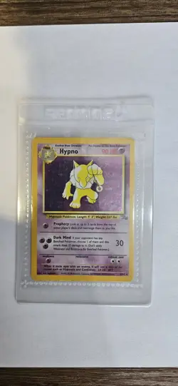 Pokemon TCG Hypno Fossil Holo Card 8/62 Unlimited Rare, LP Condition - Image 3