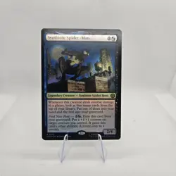 NM Foil Symbiote Spider-Man MTG Spider-Man Magic the Gathering 156 - Image 1
