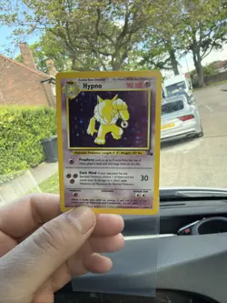 Pokemon Hypno Fossil TCG Holo Unlimited Rare Card 8/62 LP Condition - Image 1