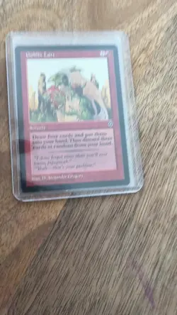 MTG Magic: The Gathering Portal Second Age 1998 Goblin Lore Card - Image 2