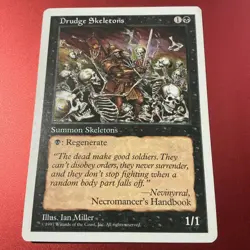 Drudge Skeletons 157 Core Set 5ED MTG Ian Miller WOTC Regenerate 1997 LP - Image 2