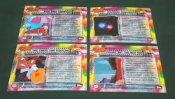 4 Pokemon Movie 1999 Cards Ash & Company, Pikachu, New Toy, Psychic Shadow - Image 2