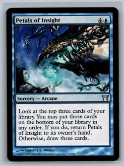 Magic MTG Champions of Kamigawa Petals of Insight #79/306 TCG CCG - Image 1