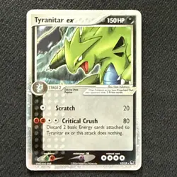 Tyranitar ex 17/17 POP 1 Pokemon holo rare card HP - Image 1