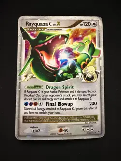 Pokemon Rayquaza C LV.X Holo Rare Card Supreme Victors Series 146/147 - Image 1