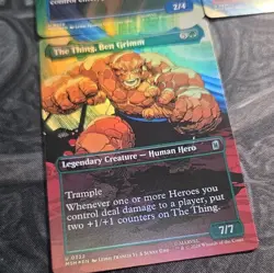Mister Fantastic, The Human Torch, The Hulk Borderless Scene Card 3/4 Collection - Image 2