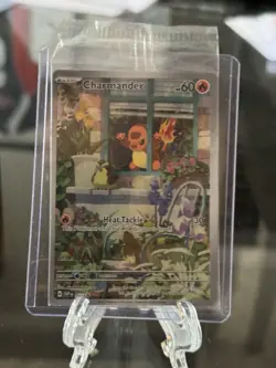 POKEMON Charmander 044 Sv Scarlet & Violet Promo Card Holo IR Illustration Rare - Image 1